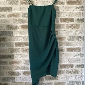 Blue Blush Green dress - Sz L
